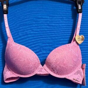 BRAND NEW GORGEOUS JUICY COUTURE SEXY PUSH - UP PADDED UNDERWIRE BRA 34B / 34 B